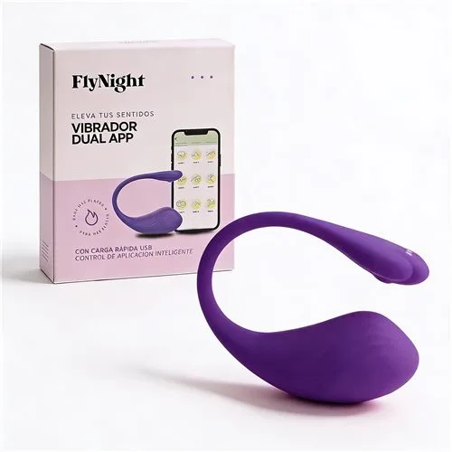 Vibrador Dual App Violeta Fly Night