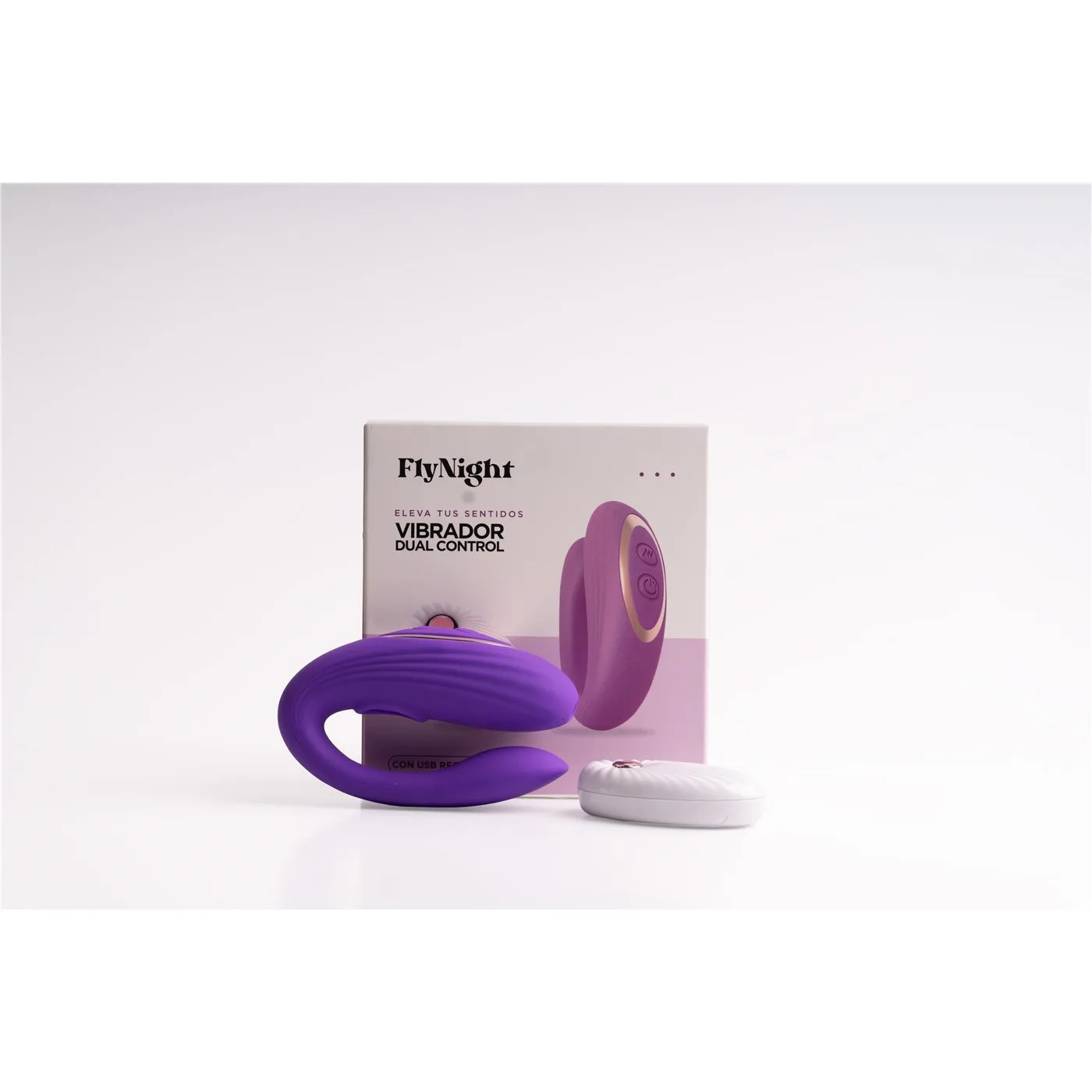 Vibrador Dual App Violeta Fly Night