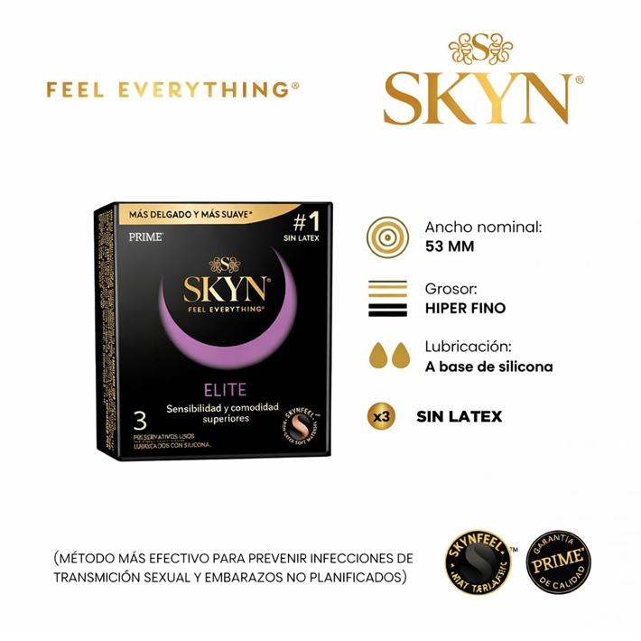 Preservativos Skyn Elite 