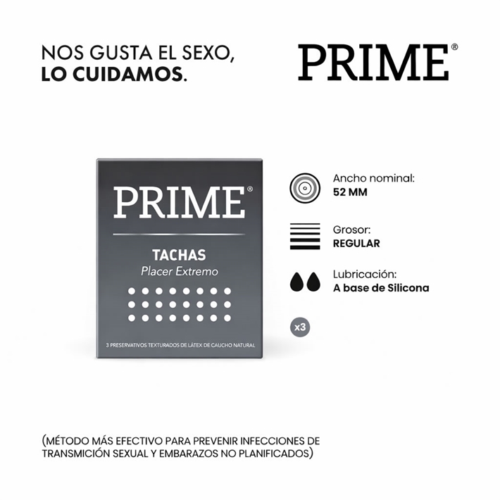 Preservativos con tachas 
