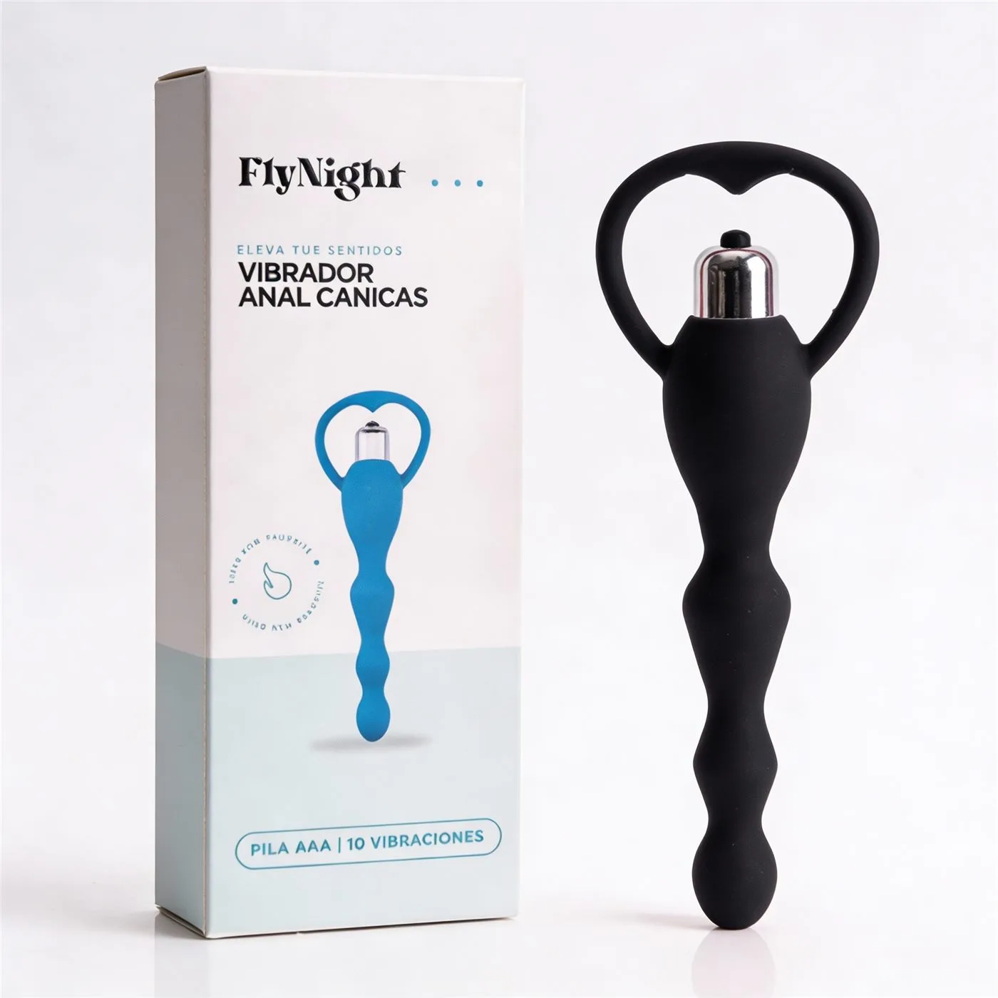 Vibrador Anal Canicas Negro Fly Night