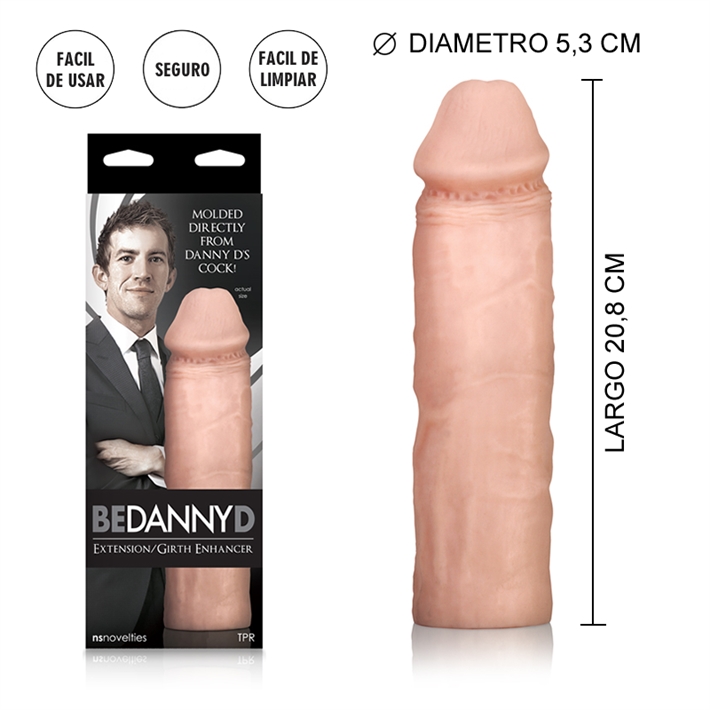 Funda para pene de 5 cm modelo BE Danny D 2