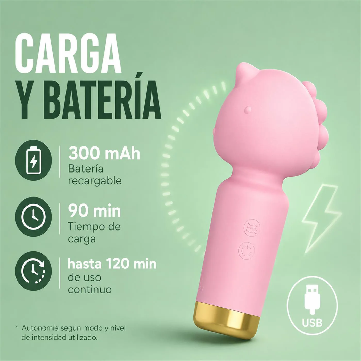 Mini Massager Minipop - Masajeador Vibrador 6