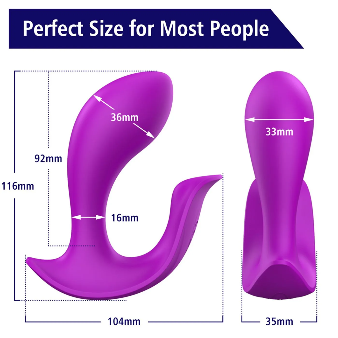 Wearable G-Spot Vibrator - App Gluxe 3