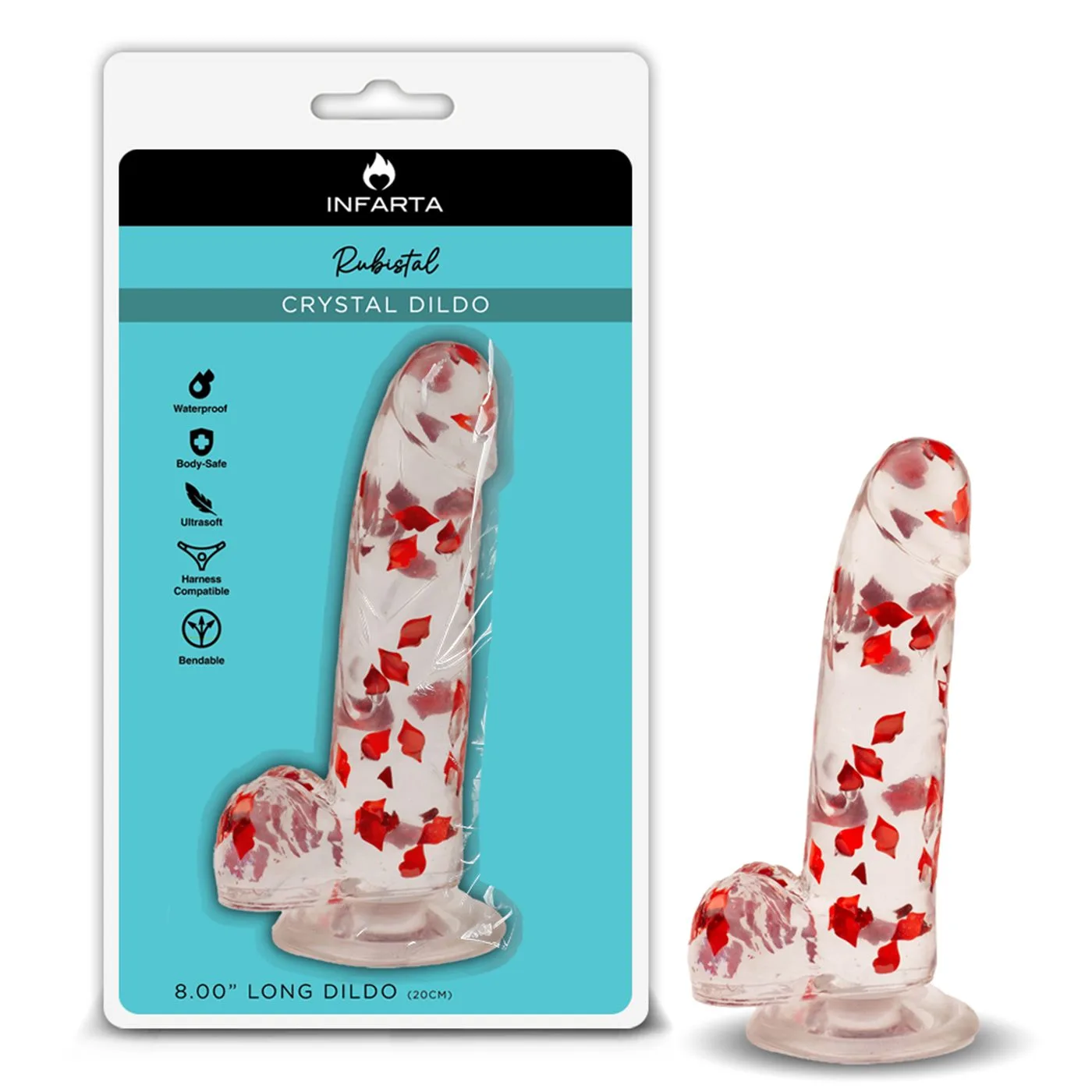 Crystal Dildo Rubistal