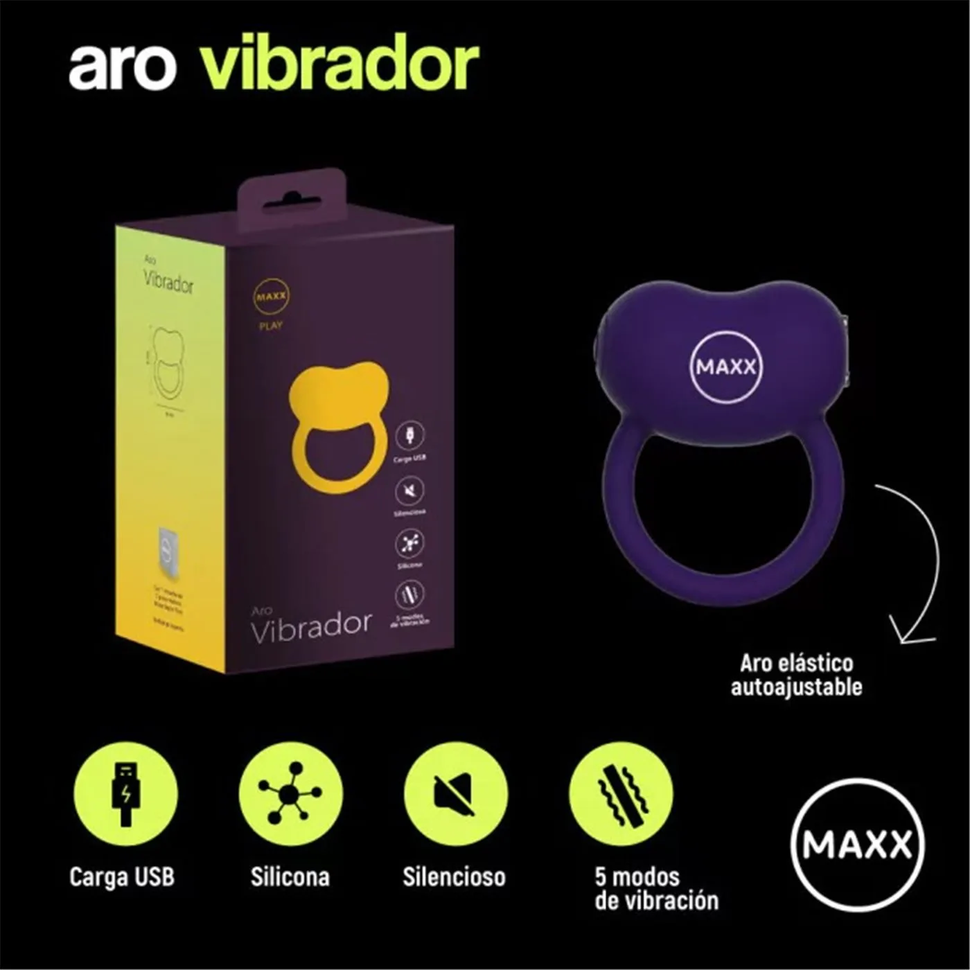Maxx Play Aro Vibrador 1