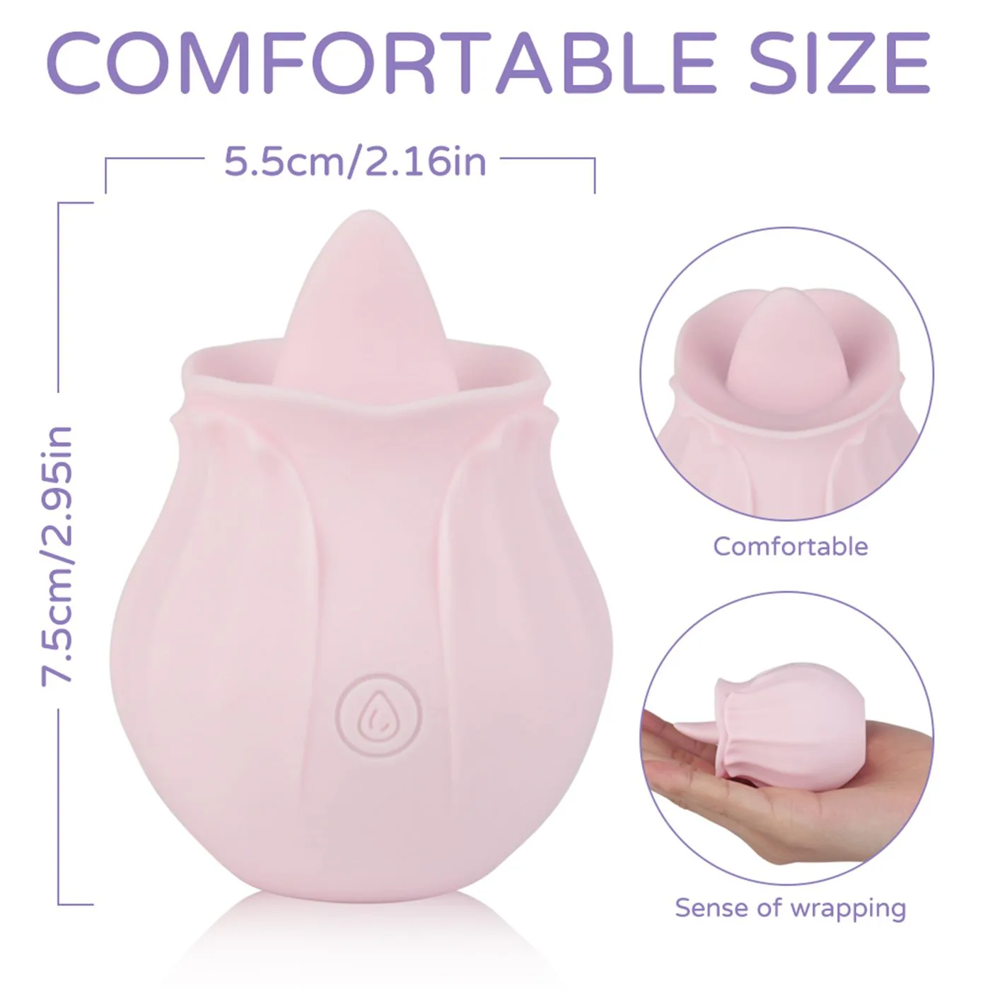 Sweet Nectar Lengua Multifuncional Recargable Usb 3