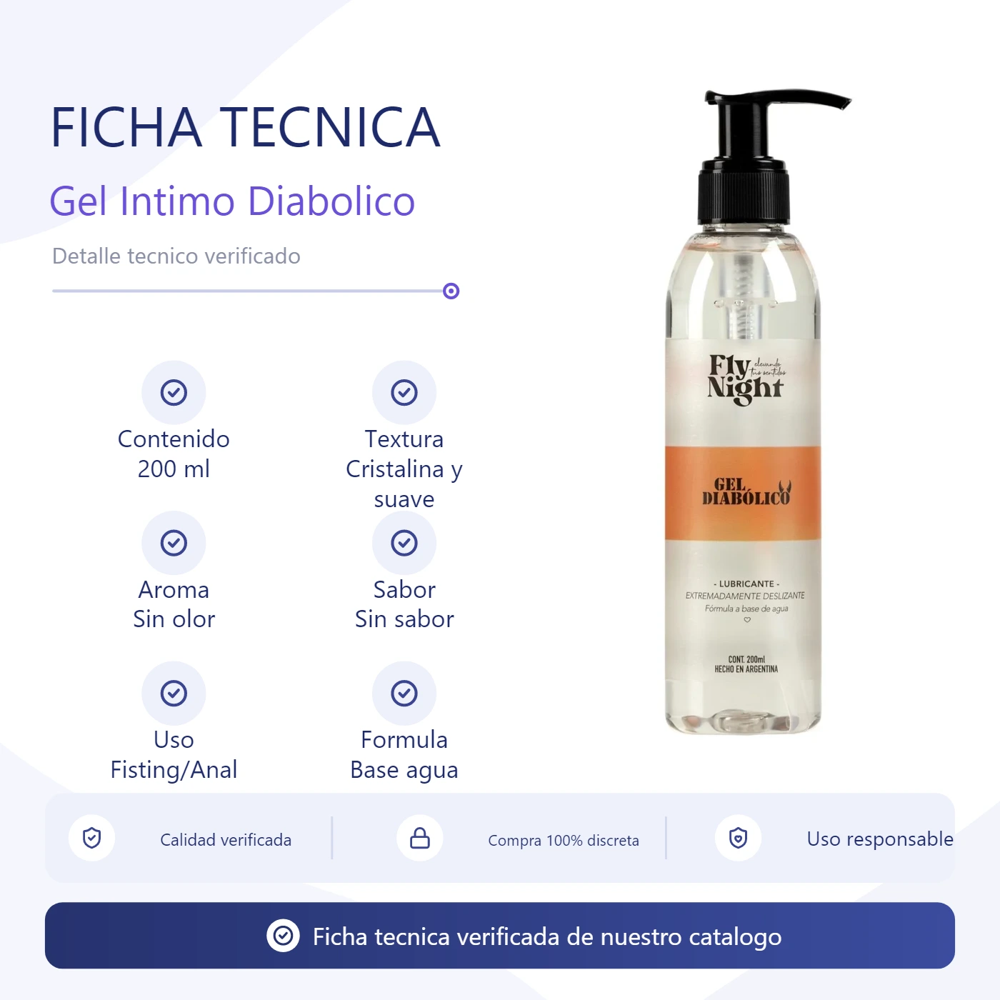 Gel Intimo Diabolico 200Ml C/Dosif 2