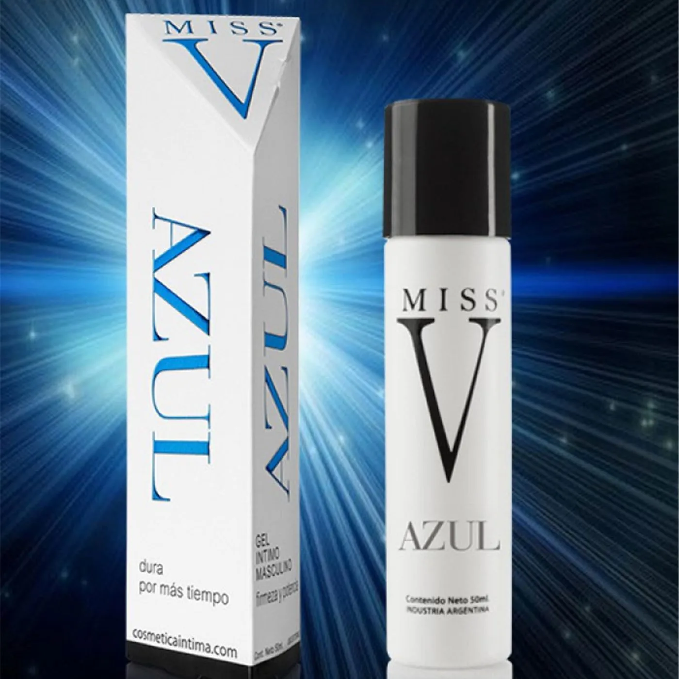 Miss V Azul Masculino Potenciador 2