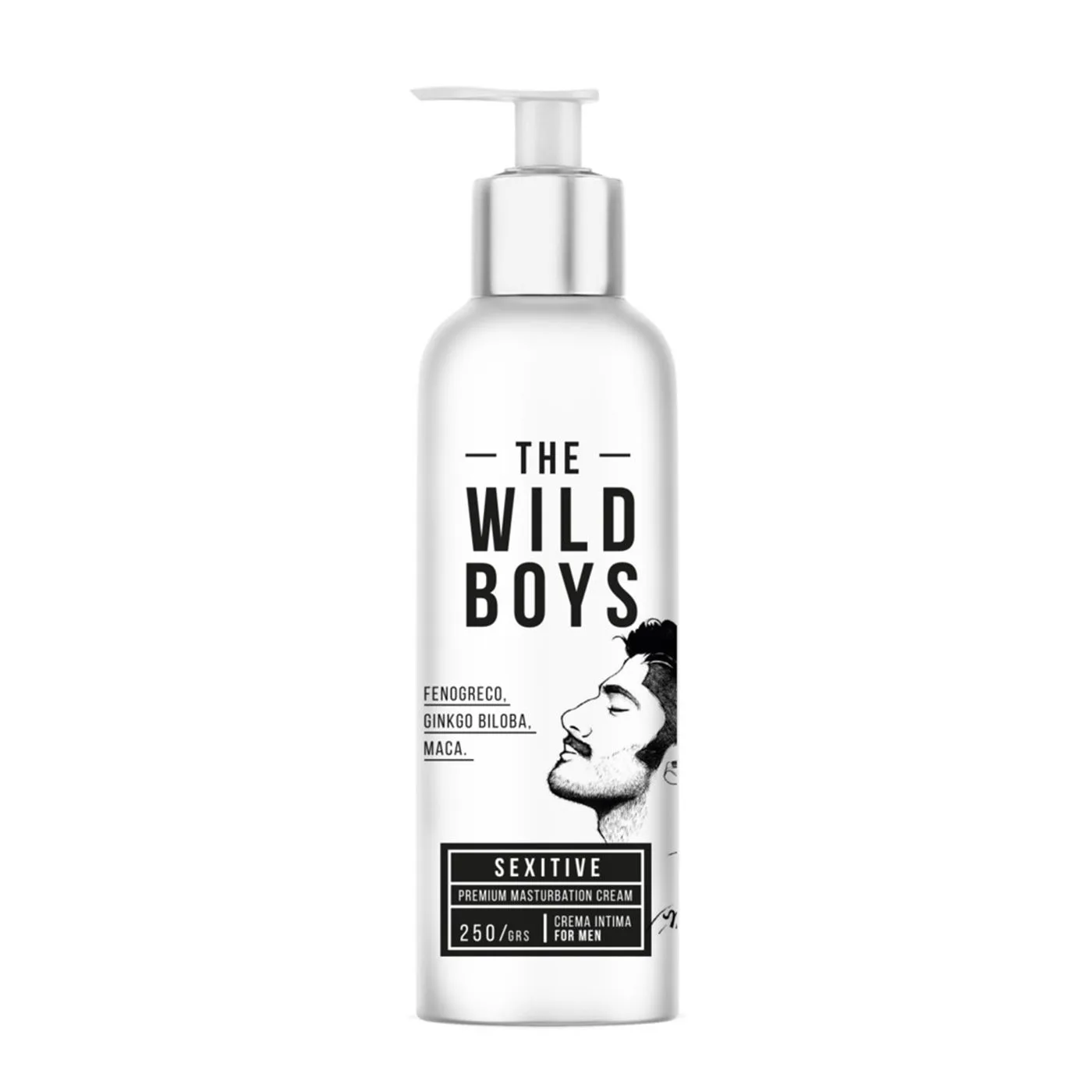 Wild Boys Crema Intima For Men Con Fenogreco Glinkgo Y Maca 250Grs