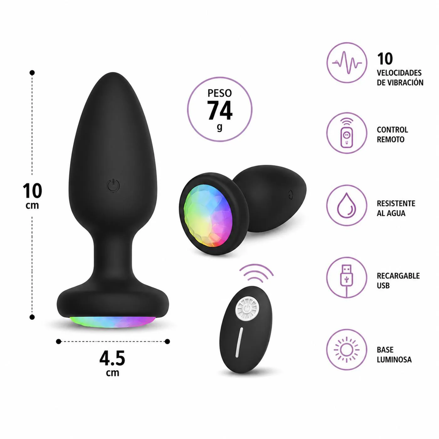 Anal Plug Vibrator Lunaris  1