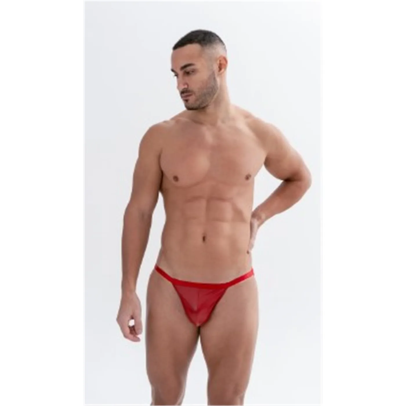 Tanga Colaless Abierta Engomada 