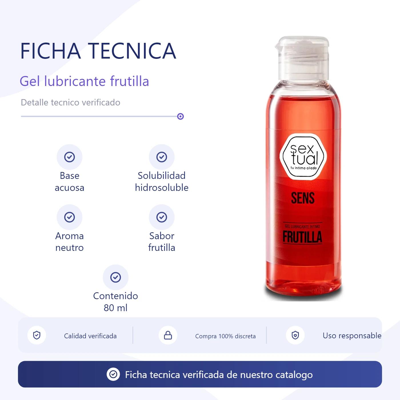 Gel Lubricante Intimo Frutilla 80Ml 2
