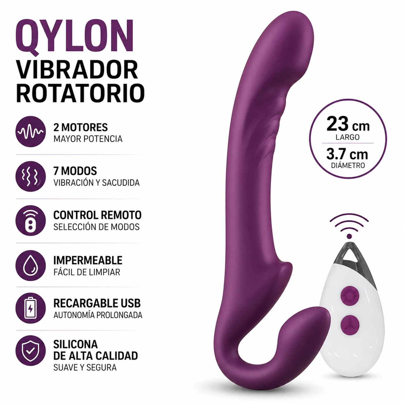 Strap-On Vibrator Qylon  5