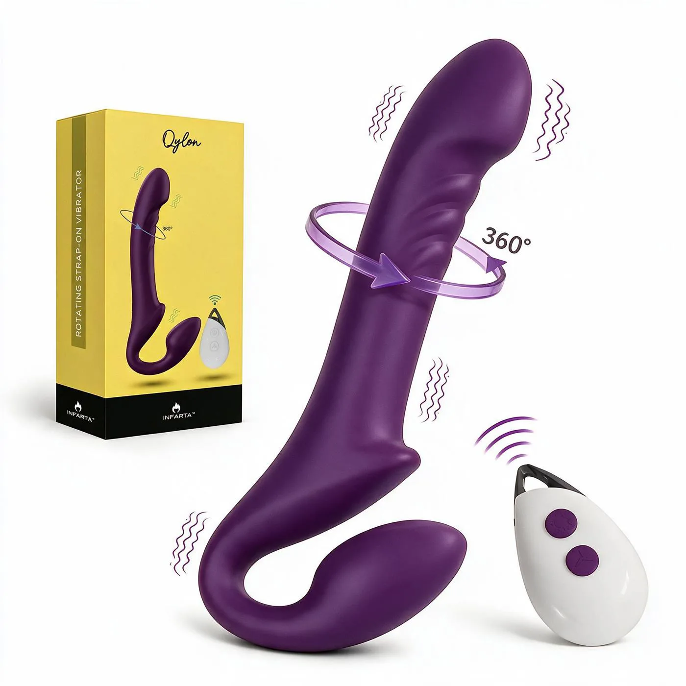 Strap-On Vibrator Qylon  3
