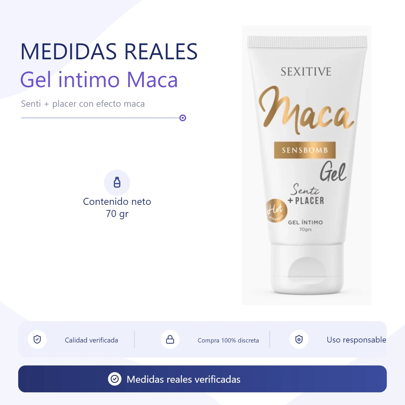 Gel Intimo Sens Bomb Maca - 70 gr 2