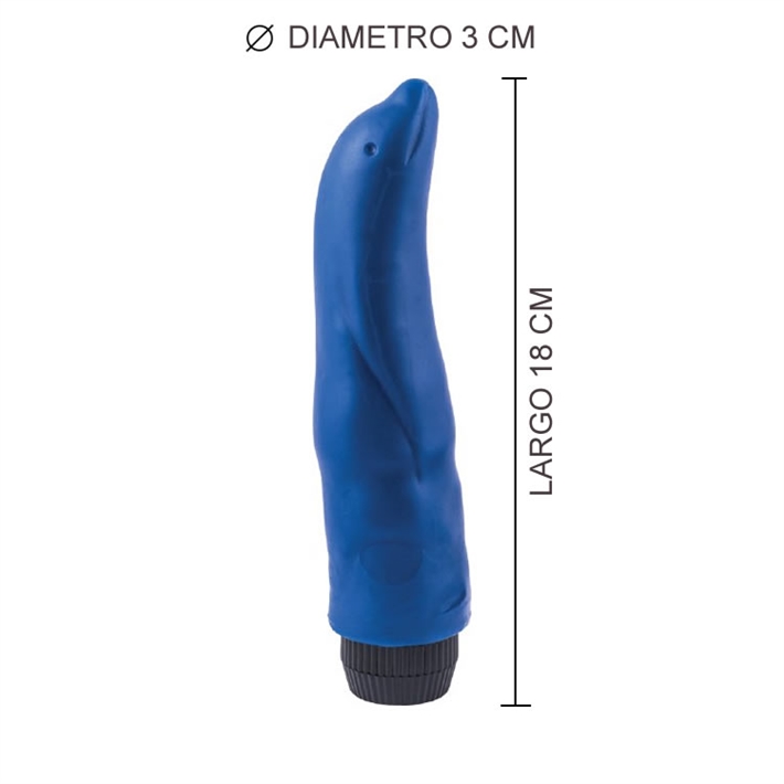 Vibrador Funny Delfin Grande Real Skin