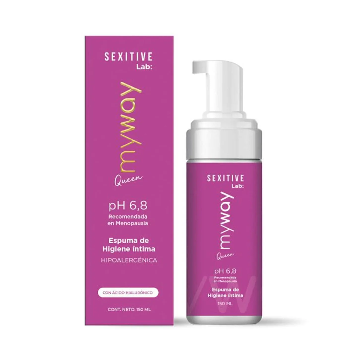 My Way Queen - Espuma De Higiene Intima Ph 6.8