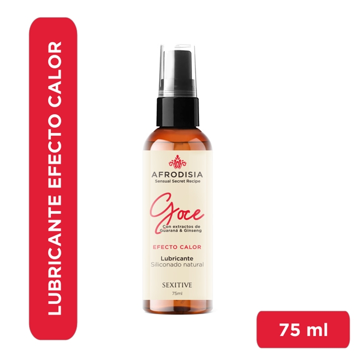 Aceite siliconado goce efecto calor