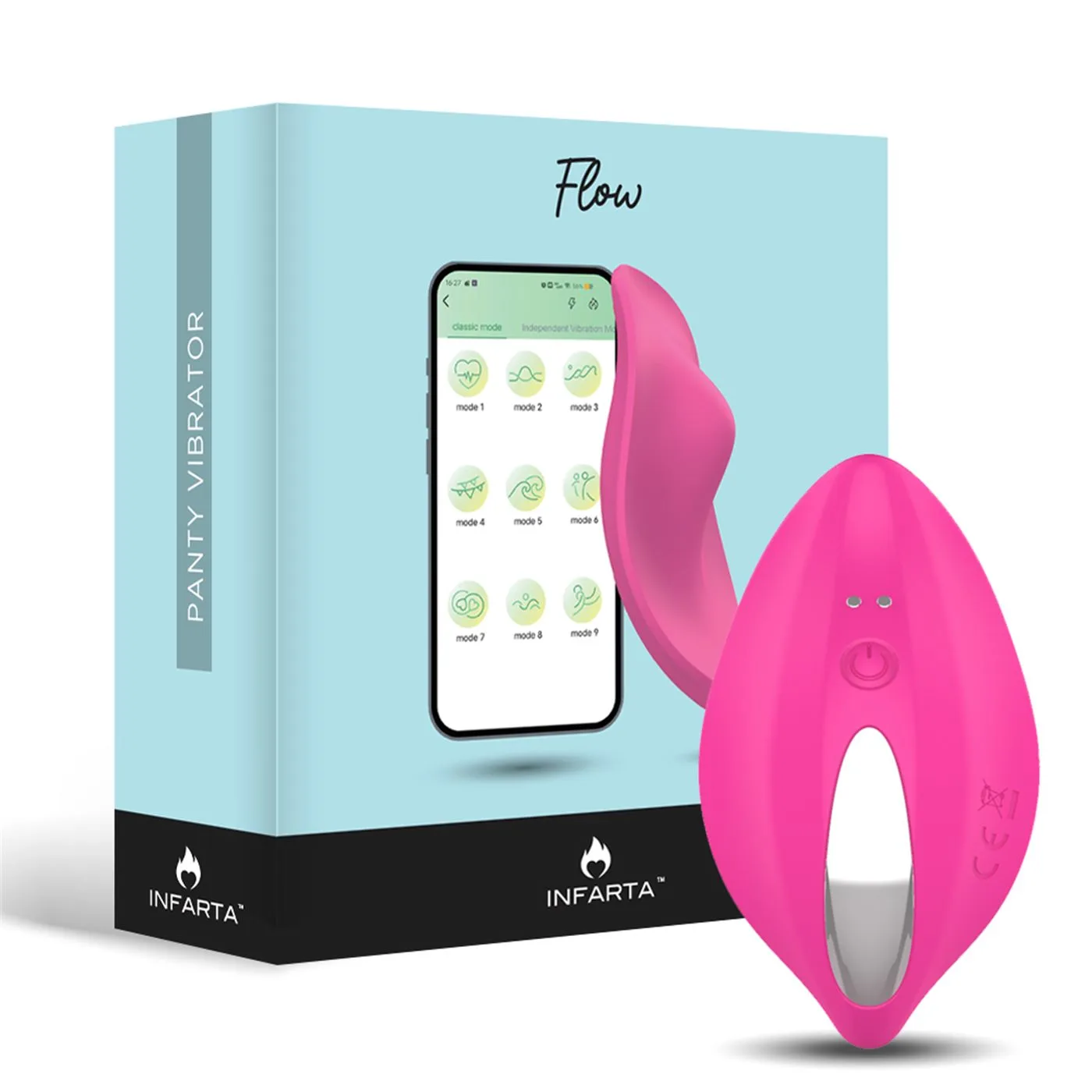 Flow Wearable Panty Vibrator - App